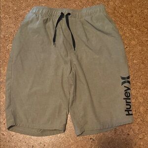 Hurley Men's Sage Green Athletic Shorts